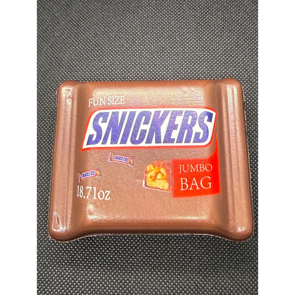 Snickers Fun Size Jumbo Bag Novelty Stress Ball Squishy Toy Brown Candy Decor